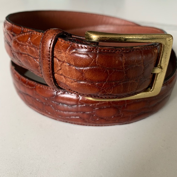 Roundtree & Yorke Other - Roundtree & Yorke Italian Calfskin Leather Belt 34
